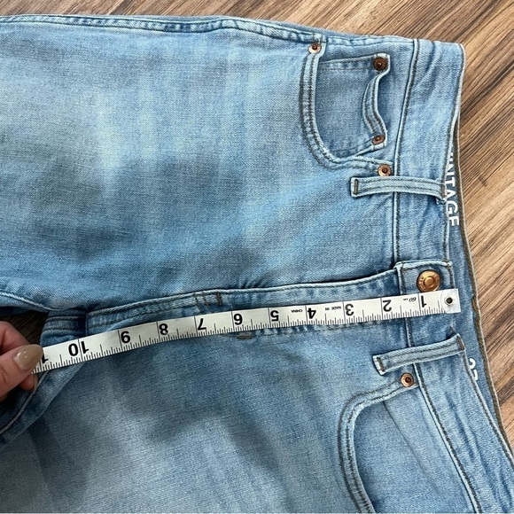 J. Crew 10'' vintage slim-straight jean in Aqua Marina wash - Picture 6 of 10